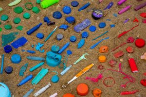 Plastic Items on beach